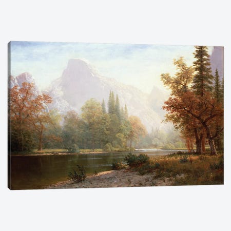 Half Dome, Yosemite  Canvas Print #BMN4658} by Albert Bierstadt Canvas Print