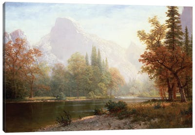 Half Dome, Yosemite  Canvas Art Print - Albert Bierstadt