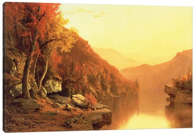 Shawanagunk Mountains, Autumn, 1863  Canvas Art Print