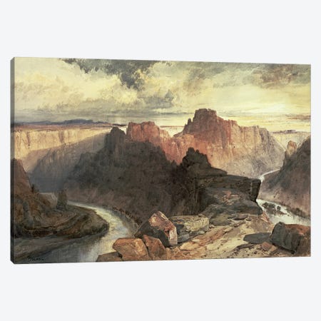 Summer, Amphitheatre, Colorado River, Utah Territory  Canvas Print #BMN4664} by Thomas Moran Art Print