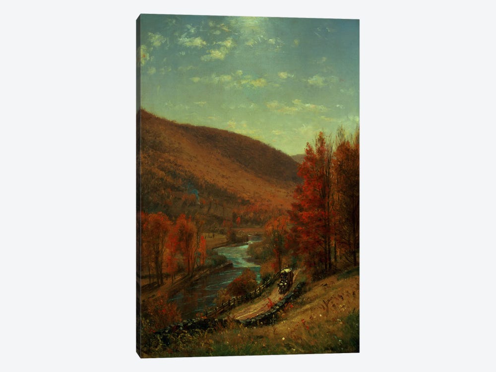 A Road Through Belvedere, Vermont  1-piece Canvas Art