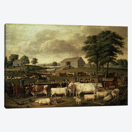 A Pennsylvania Country Fair, 1824  Canvas Print #BMN4669} by John Archibald Woodside Canvas Art