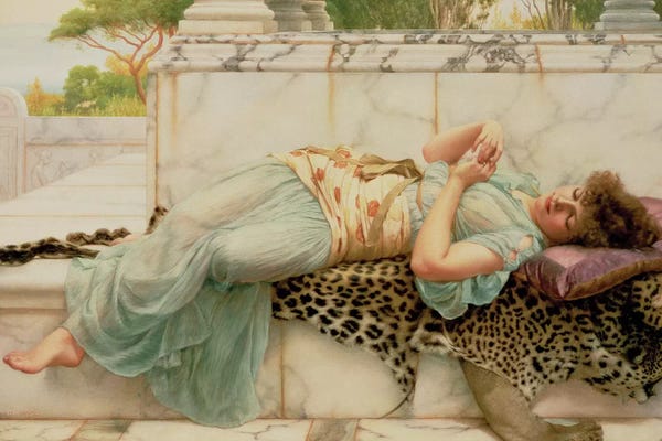 John William Godward: The Betrothed, 1892  by John William Godward