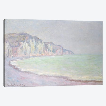 Cliffs at Pourville, 1896  Canvas Print #BMN4679} by Claude Monet Canvas Art Print
