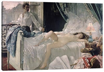 Rolla, 1878  Canvas Art Print - Sleeping & Napping