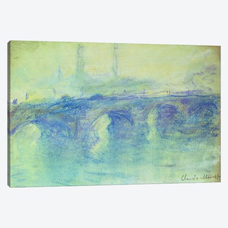 Waterloo Bridge, c.1899  Canvas Print #BMN4682} by Claude Monet Canvas Art
