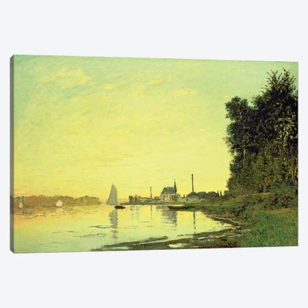 Argenteuil, at the End of the Afternoon, 1872  Canvas Print #BMN4686} by Claude Monet Art Print