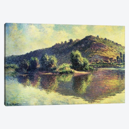 The Seine at Port-Villez, 1883  Canvas Print #BMN4713} by Claude Monet Canvas Artwork