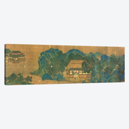 Wang Chuan's Residence, after the Painting Style and Poetry of Wang Wei  Canvas Print #BMN4716} by Qiu Ying Art Print