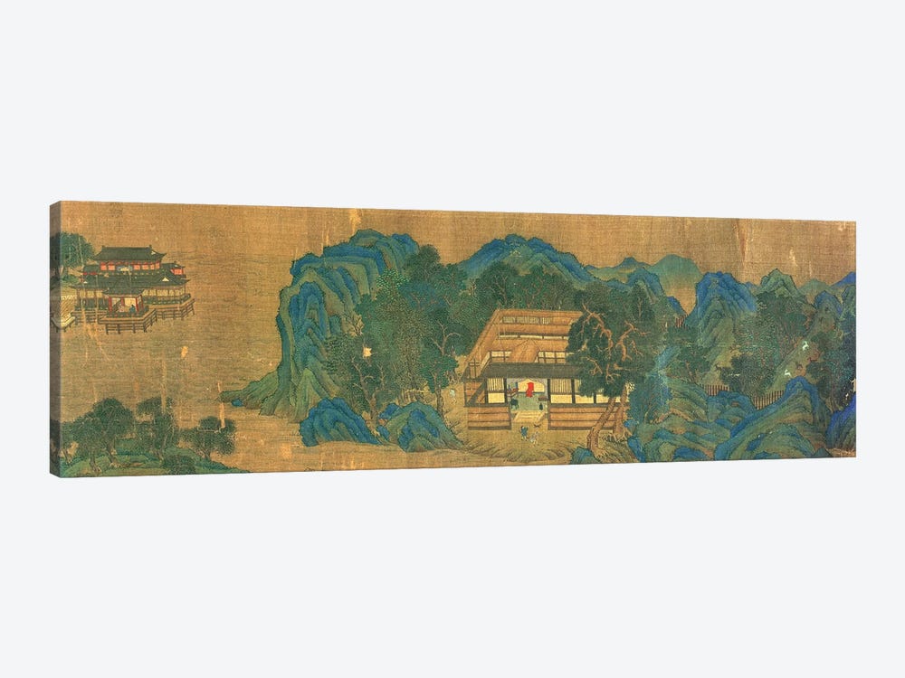 Wang Chuan's Residence, after the Painting Style and Poetry of Wang Wei  by Qiu Ying 1-piece Canvas Print