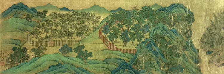 The Garden of Wang Chuan's Residence, after the Painting Style and Poetry of Wang Wei 