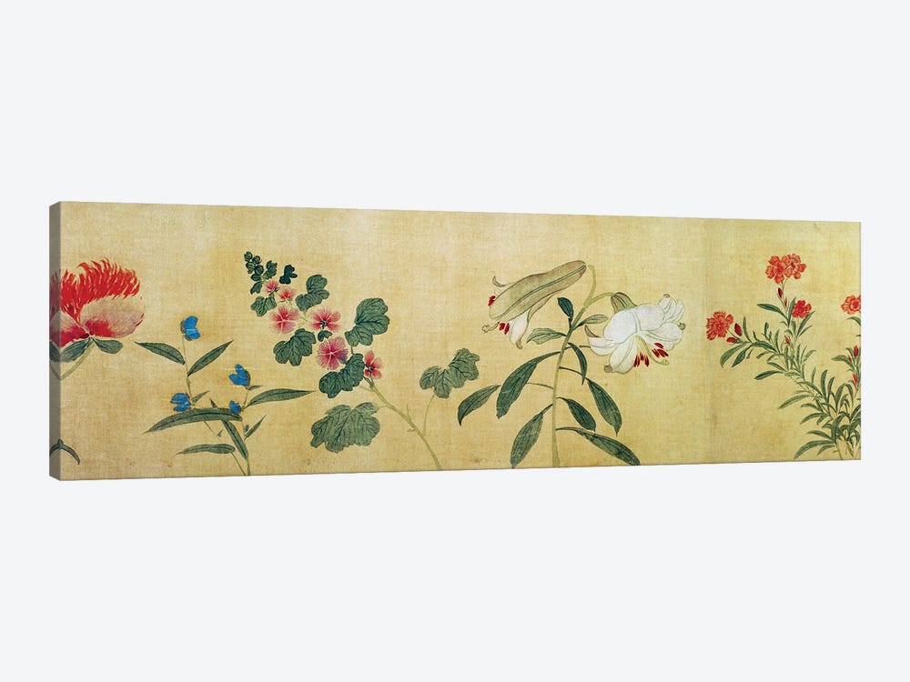 A Detail Of Flowers From A Handscroll Of A 'Hundred Flowers', 1562  1-piece Canvas Artwork