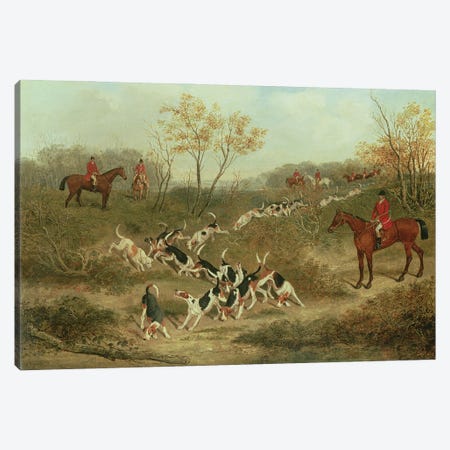On the Scent, 1846  Canvas Print #BMN4725} by James Russell Ryott Canvas Artwork