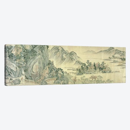 The Peach Blossom Spring  Canvas Print #BMN4729} by Wen Zhengming Canvas Print