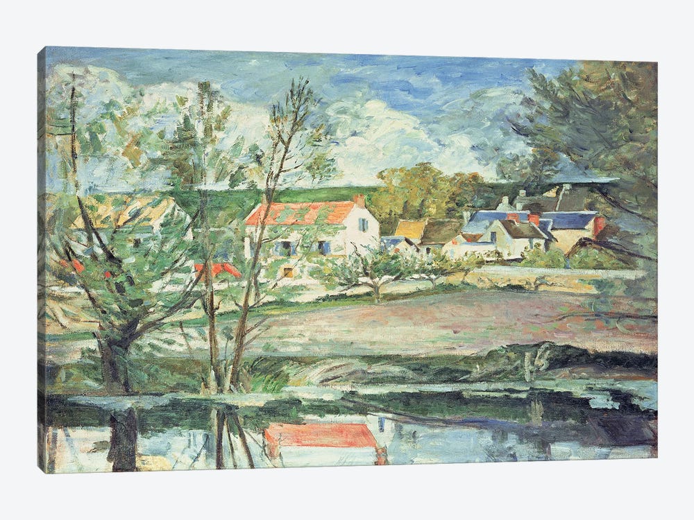 In the Oise Valley  by Paul Cezanne 1-piece Canvas Art Print