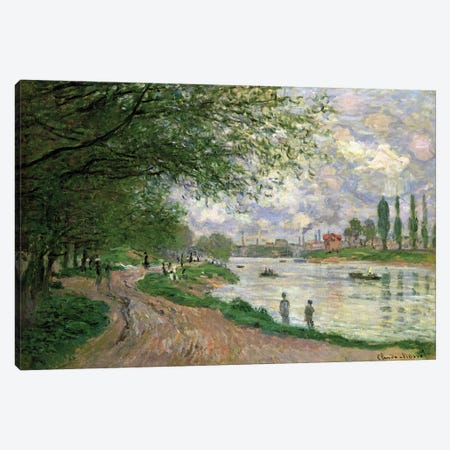 The Island of La Grande Jatte  Canvas Print #BMN4733} by Claude Monet Canvas Artwork