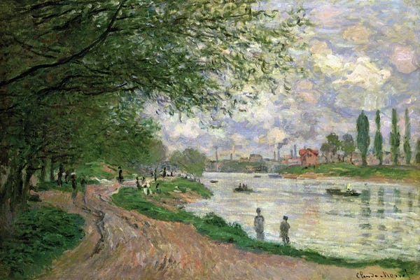 Claude Monet: The Island of La Grande Jatte  by Claude Monet
