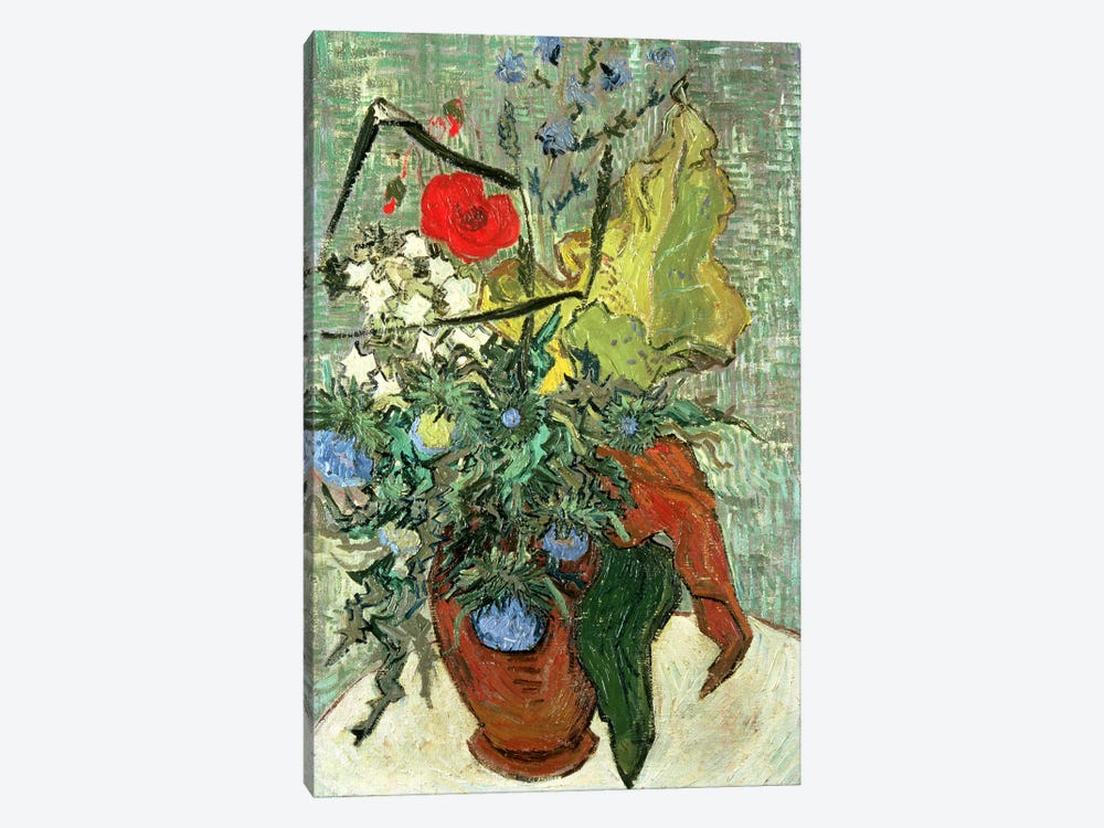 Bouquet of Wild Flowers  by Vincent van Gogh 1-piece Canvas Art