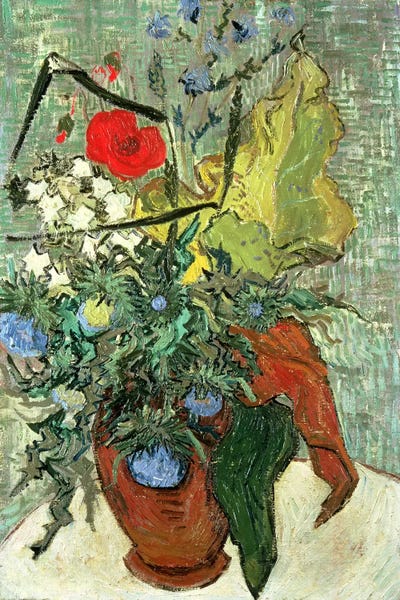 Post-Impressionism: Bouquet of Wild Flowers  by Vincent van Gogh