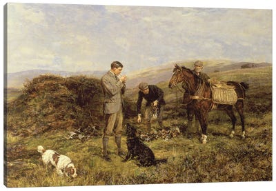 Grouse Shooting, 1901  Canvas Art Print