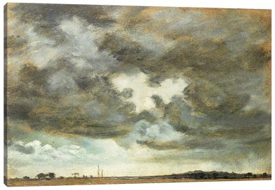 A Cloud Study  Canvas Art Print - Realism Art