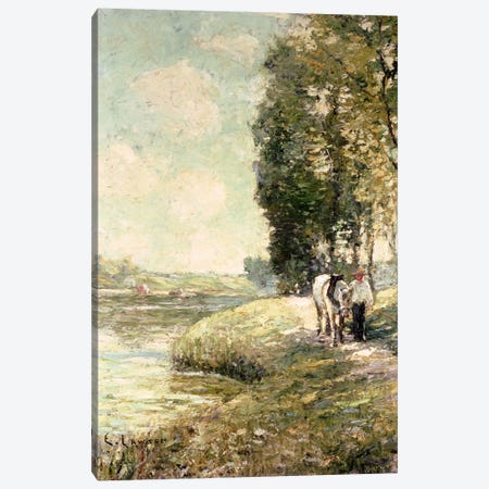 Country Road to Spuyten, Duyvil, New York  Canvas Print #BMN4761} by Ernest Lawson Canvas Art Print