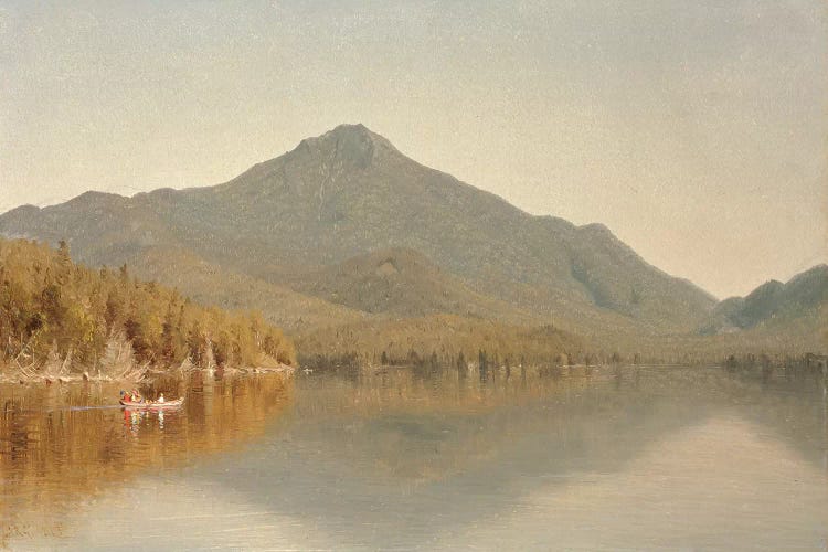 Mount Whiteface from Lake Placid, in the Adirondacks, 1863  by Sanford Robinson Gifford wall art