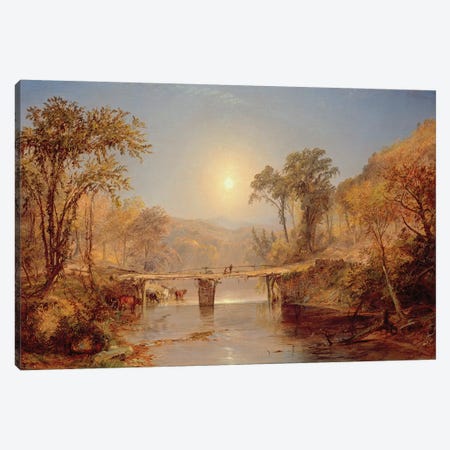 Indian Summer on the Delaware River, 1882  Canvas Print #BMN4770} by Jasper Francis Cropsey Canvas Art