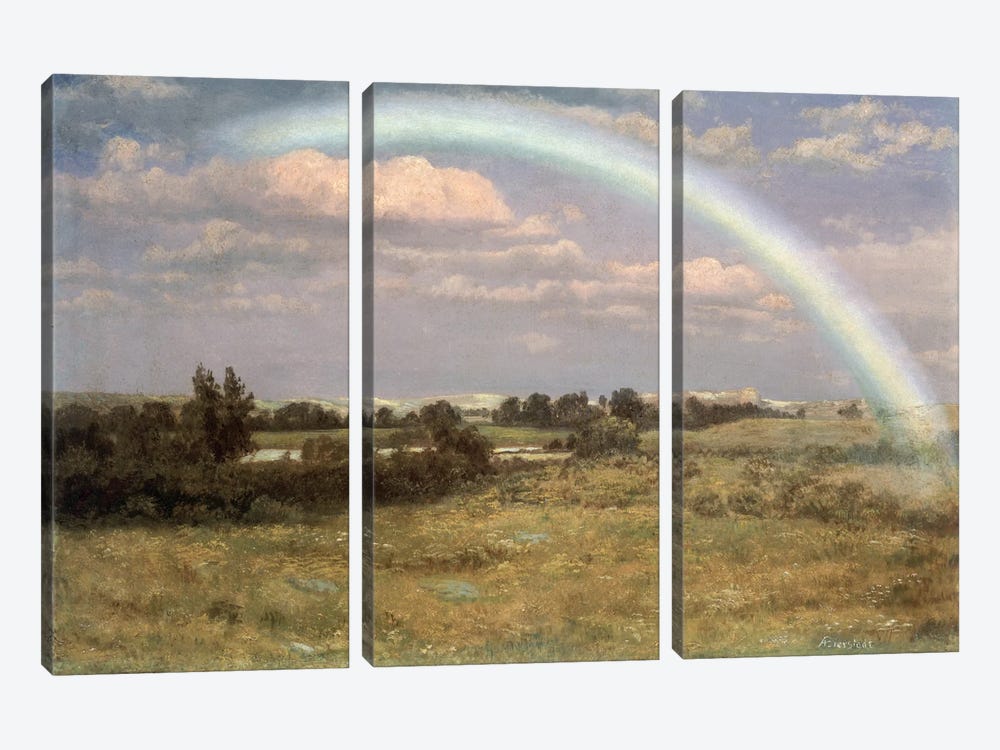 After the Storm  by Albert Bierstadt 3-piece Canvas Wall Art