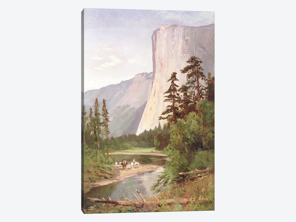 El Capitan, Yosemite Valley  by William Keith 1-piece Canvas Print