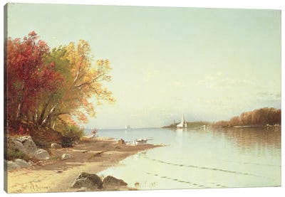 Narragansett Bay, Autumn, Rhode Island  Canvas Art Print