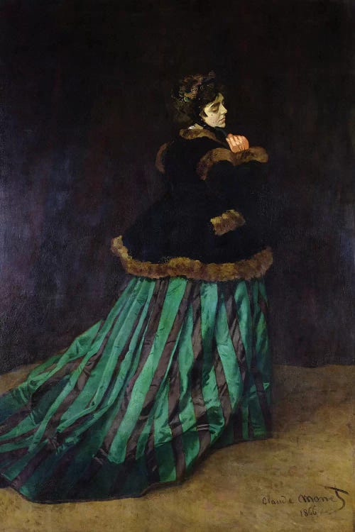Camille, or The Woman in the Green Dress, 1866 