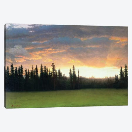 California Sunset  Canvas Print #BMN4793} by Albert Bierstadt Canvas Wall Art