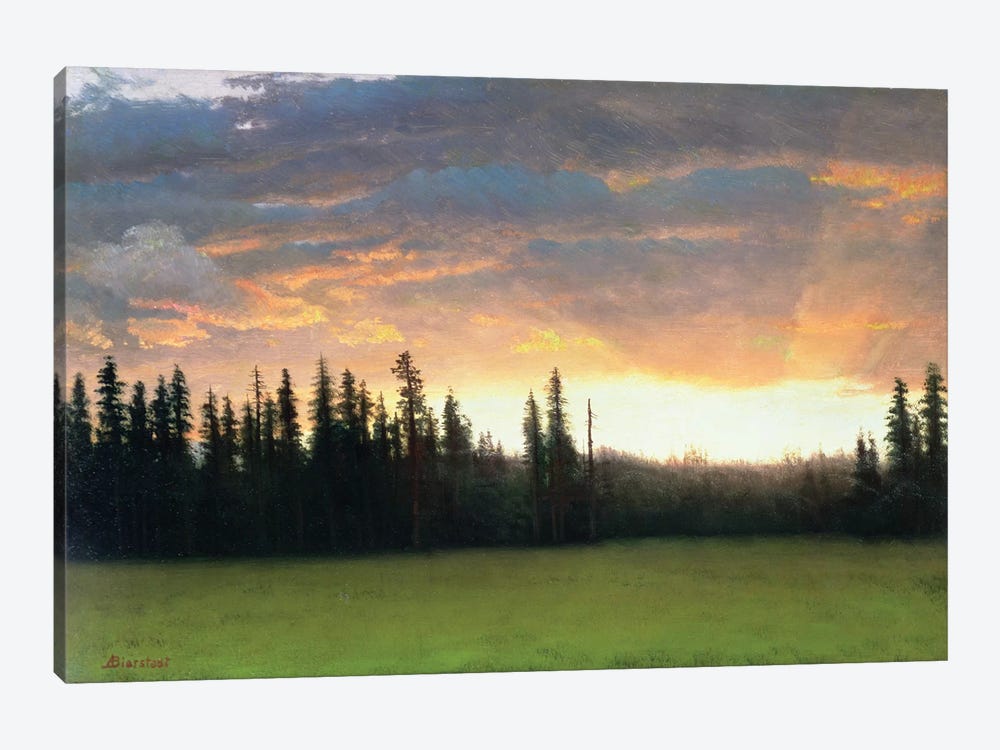 California Sunset  by Albert Bierstadt 1-piece Canvas Artwork