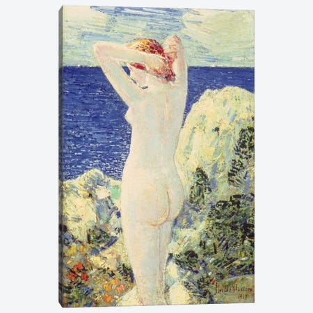 The Bather, 1915  Canvas Print #BMN4794} by Childe Hassam Canvas Print