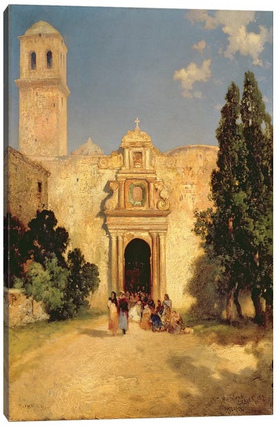 Maravatio, Mexico, 1912 Canvas Art Print - Thomas Moran