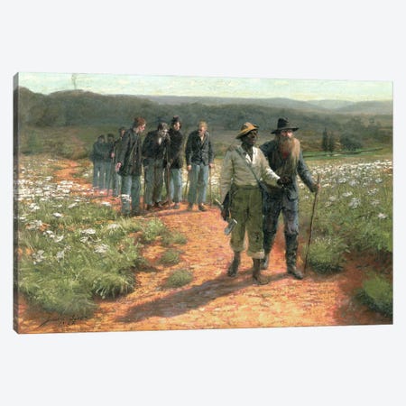 Going Home, 1887  Canvas Print #BMN4799} by Julian Scott Canvas Art