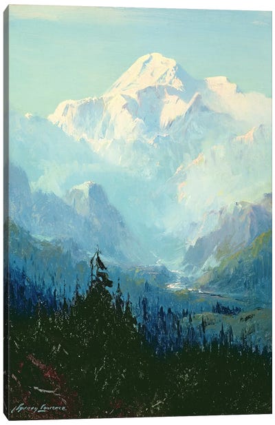 Mount McKinley  Canvas Art Print - Romanticism Art