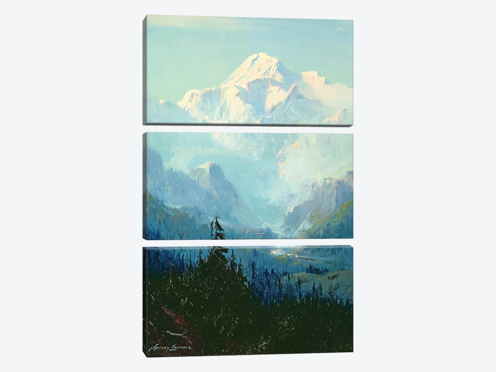 Mount McKinley  by Sidney Laurence 3-piece Canvas Art Print