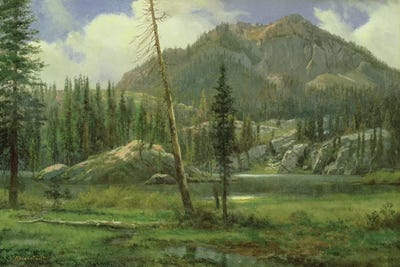 Sierra Nevada Mountains  by Albert Bierstadt multi panel art