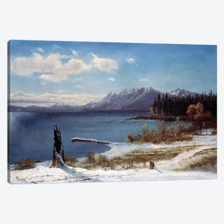 Lake Tahoe  Canvas Print #BMN4806} by Albert Bierstadt Canvas Art Print