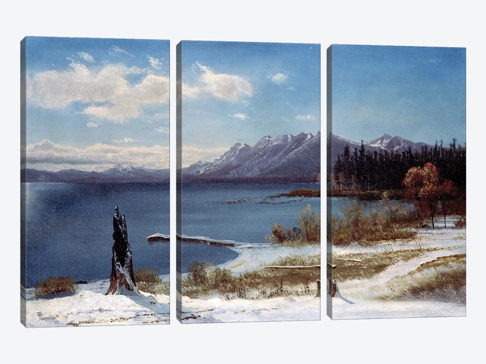 Lake Tahoe  by Albert Bierstadt 3-piece Canvas Artwork