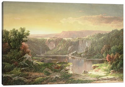 Mountain Lake near Piedmont, Maryland  Canvas Art Print