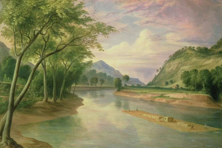 Ohio River near Marietta, 1855 