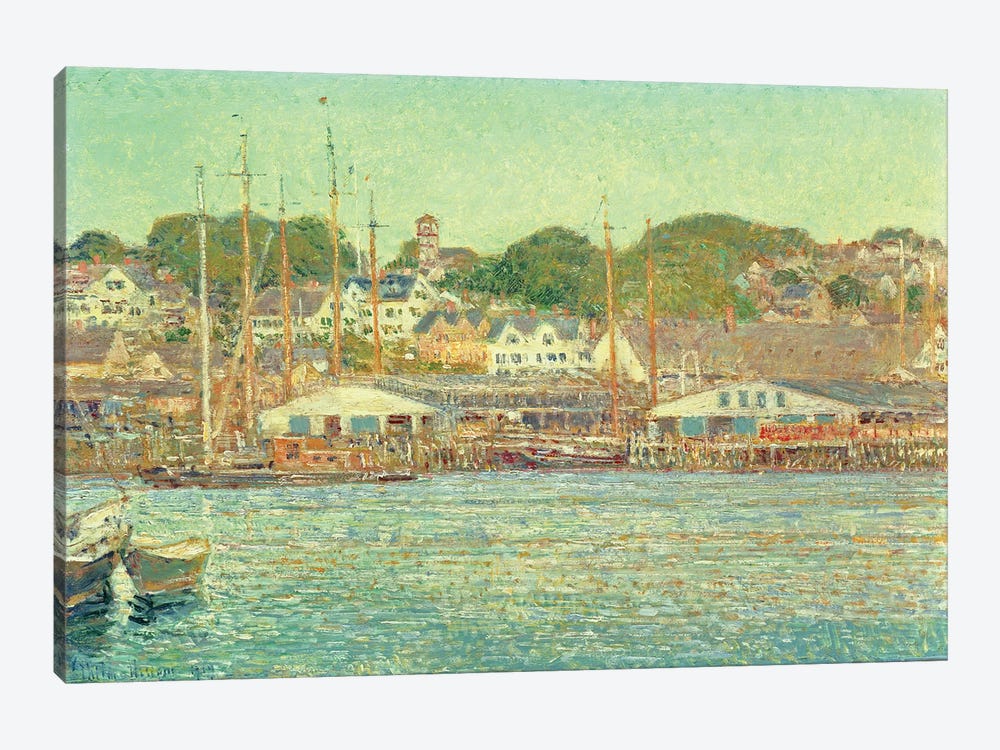 Gloucester Harbour, 1917  by Childe Hassam 1-piece Art Print