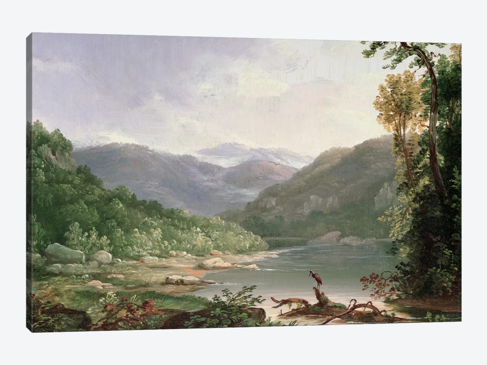 Kentucky River, Near Dic River  by Thomas Worthington Whittredge 1-piece Canvas Art