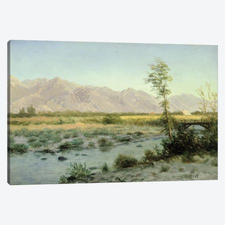 Prairie Landscape  Canvas Print #BMN4814} by Albert Bierstadt Canvas Art