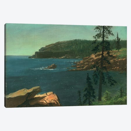 California Coast  Canvas Print #BMN4815} by Albert Bierstadt Canvas Wall Art