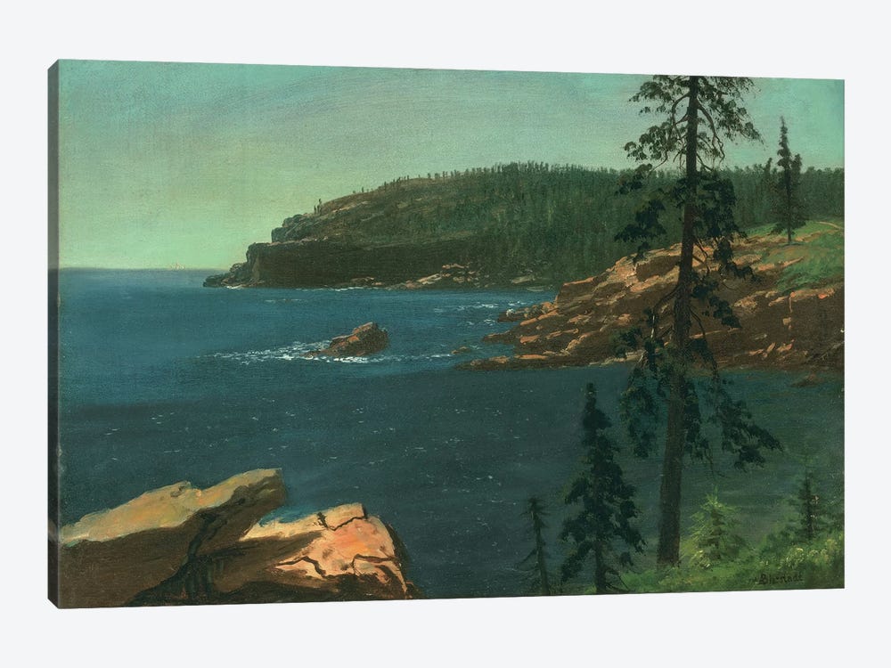 California Coast  by Albert Bierstadt 1-piece Canvas Artwork