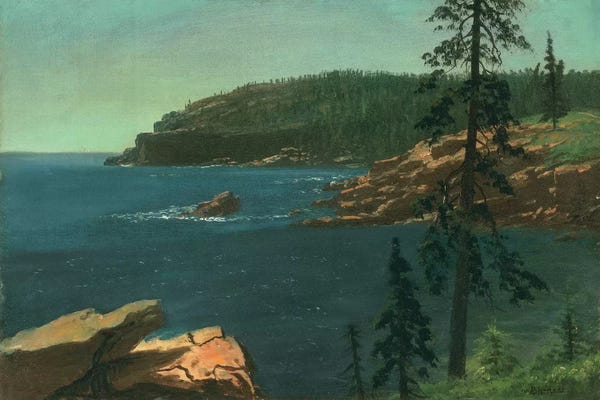 Albert Bierstadt: California Coast by Albert Bierstadt